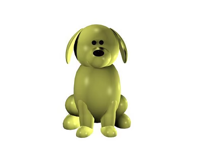 Modern Toy Puppy Toy 3d model Modern Toy Puppy Toy 3d model