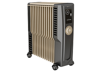 Modern electric heater radiator 3d model