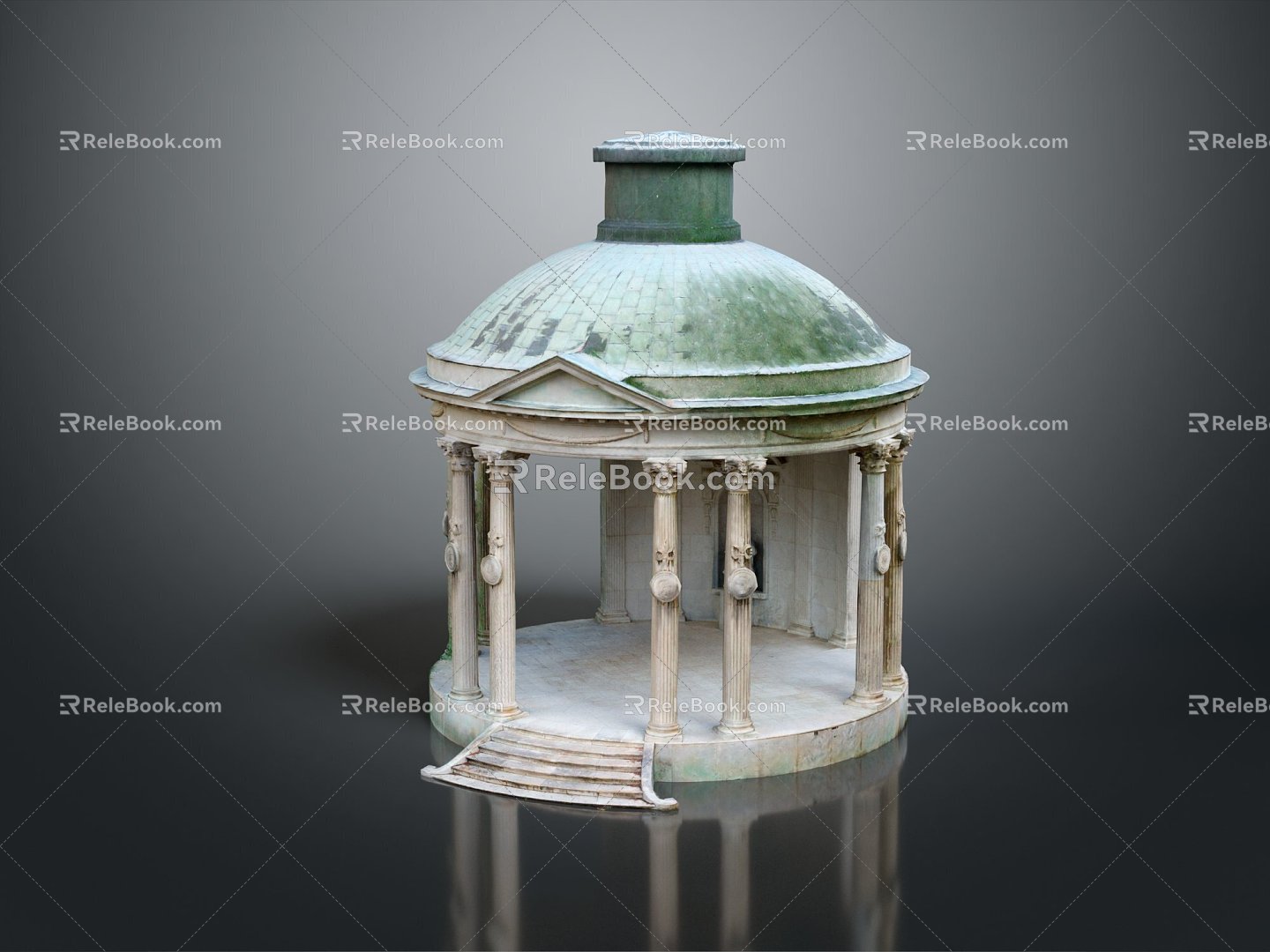 Dome Architecture Dome Pavilion Pavilion European Castle 3d model