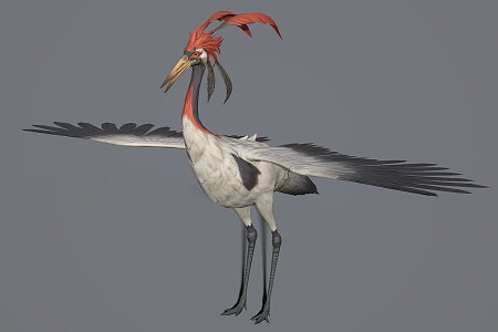 modern crane 3d model