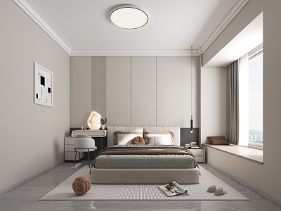 Modern Home Bedroom 3d model