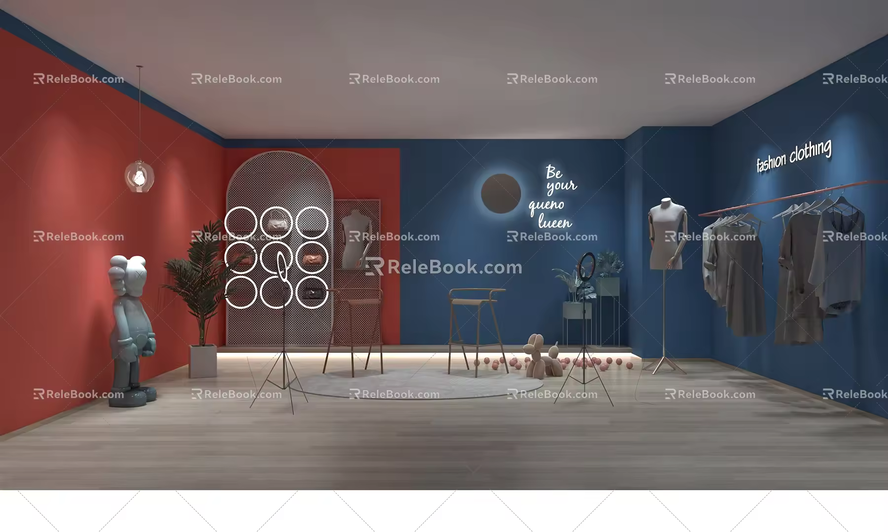 Modern Studio 3d model