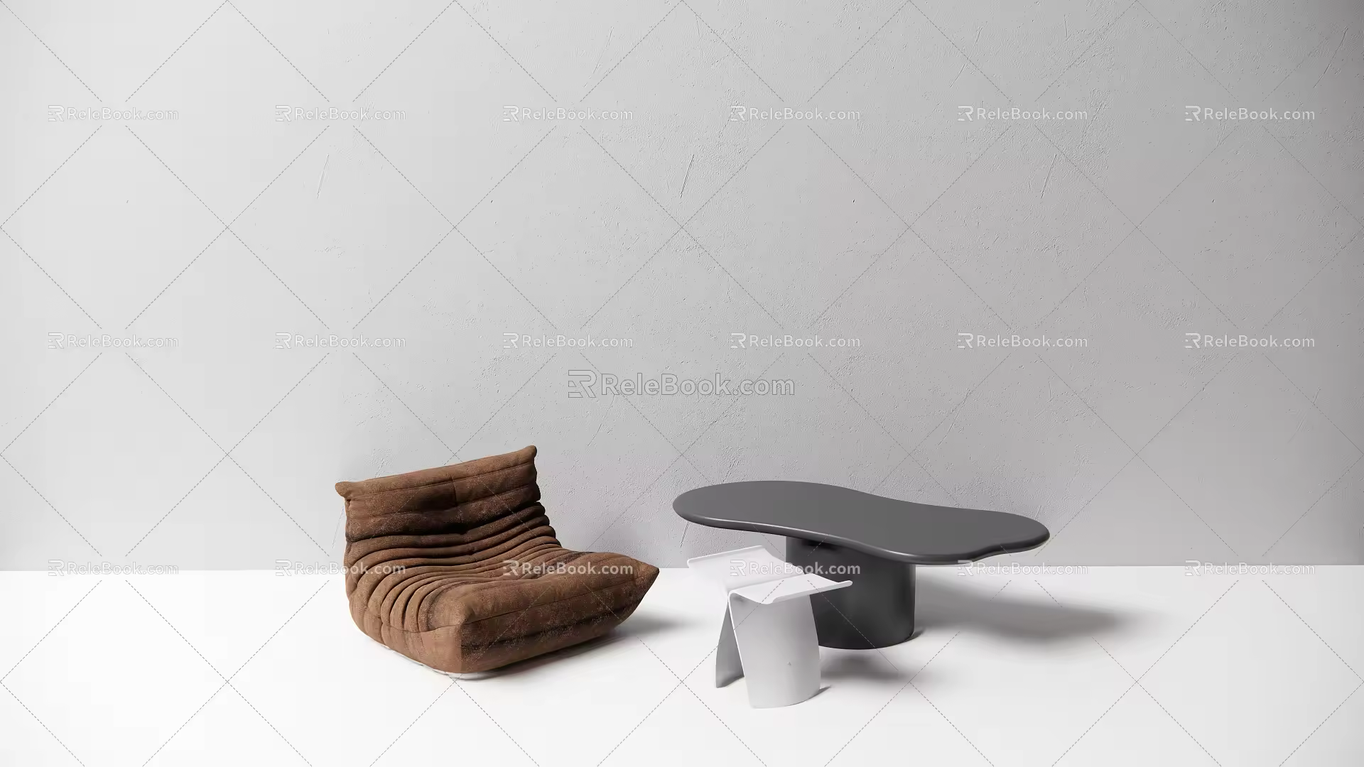 Modern Lazy Sofa Sofa 3d model