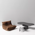 Modern Lazy Sofa Sofa 3d model