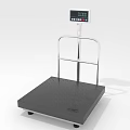 Heavy Duty Commercial Platform Scale with Digital Display and Metal Frame Weighing Equipment