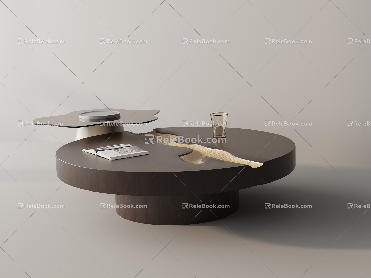 Modern coffee table 3d model