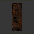 Rustic Rusted Multi Drawer Chest Of Drawers Furniture With Industrial Style