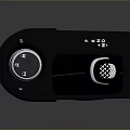 Modern Car Interior Stylish Gear Shift Lever And Control Knob Design 3d model