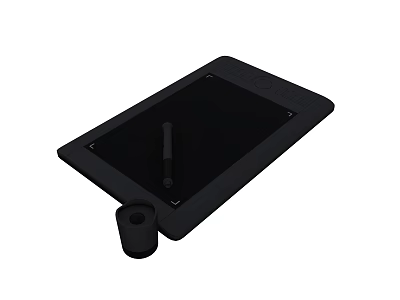 Professional Graphics Tablet With Stylus Pen And Pen Holder For Digital Drawing 3d model