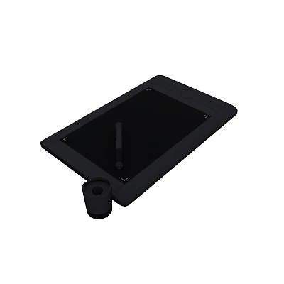 Professional Graphics Tablet With Stylus Pen And Pen Holder For Digital Drawing 3d model