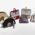 Assorted Stylish Bags Collection With Leather Canvas Tote Shoulder And Colorful Designs