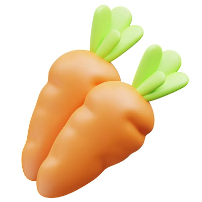 Modern Carrot Vegetable Carrot Carrot Cartoon Carrot 3d model Modern Carrot Vegetable Carrot Carrot Cartoon Carrot 3d model