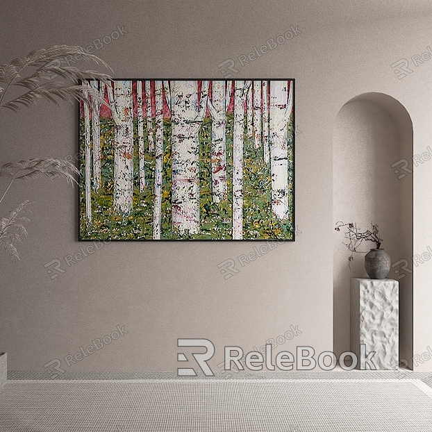 Quiet Wind Decorative Painting model