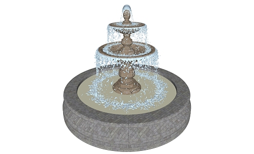 Jane's Fountain 3d model