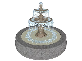 Jane's Fountain 3d model