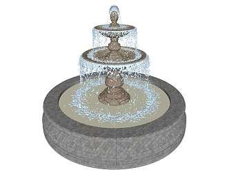 Jane's Fountain 3d model