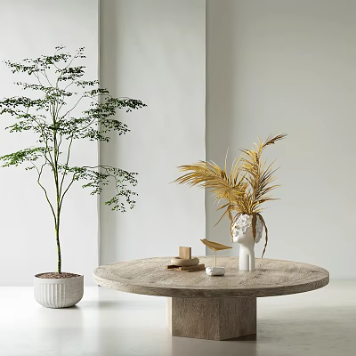 Quiet tea table 3d model