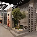 Modern Industrial Style Clothing Store Interior Design With Fitting Rooms And Cozy Customer Lounge Area