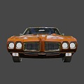 vintage car 3d model