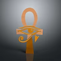 Detailed Copper Sculpture Carving Of Eye Of Horus Ancient Egyptian Symbol