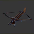 Crossbow Mechanical Crossbow Shift Bow and Arrow Shoot Far Equipment Weapons High-tech Crossbow 3d model