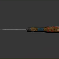 Two Colorful Handle Screwdrivers With Metal Shaft For Hardware Repair And DIY
