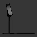 Modern Black Air Cooler Fan With Circular Head Stable Base And Adjustable Stand