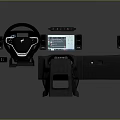 High Quality Car Parts Including Steering Wheel Dashboard Gear Shift And Infotainment Screen