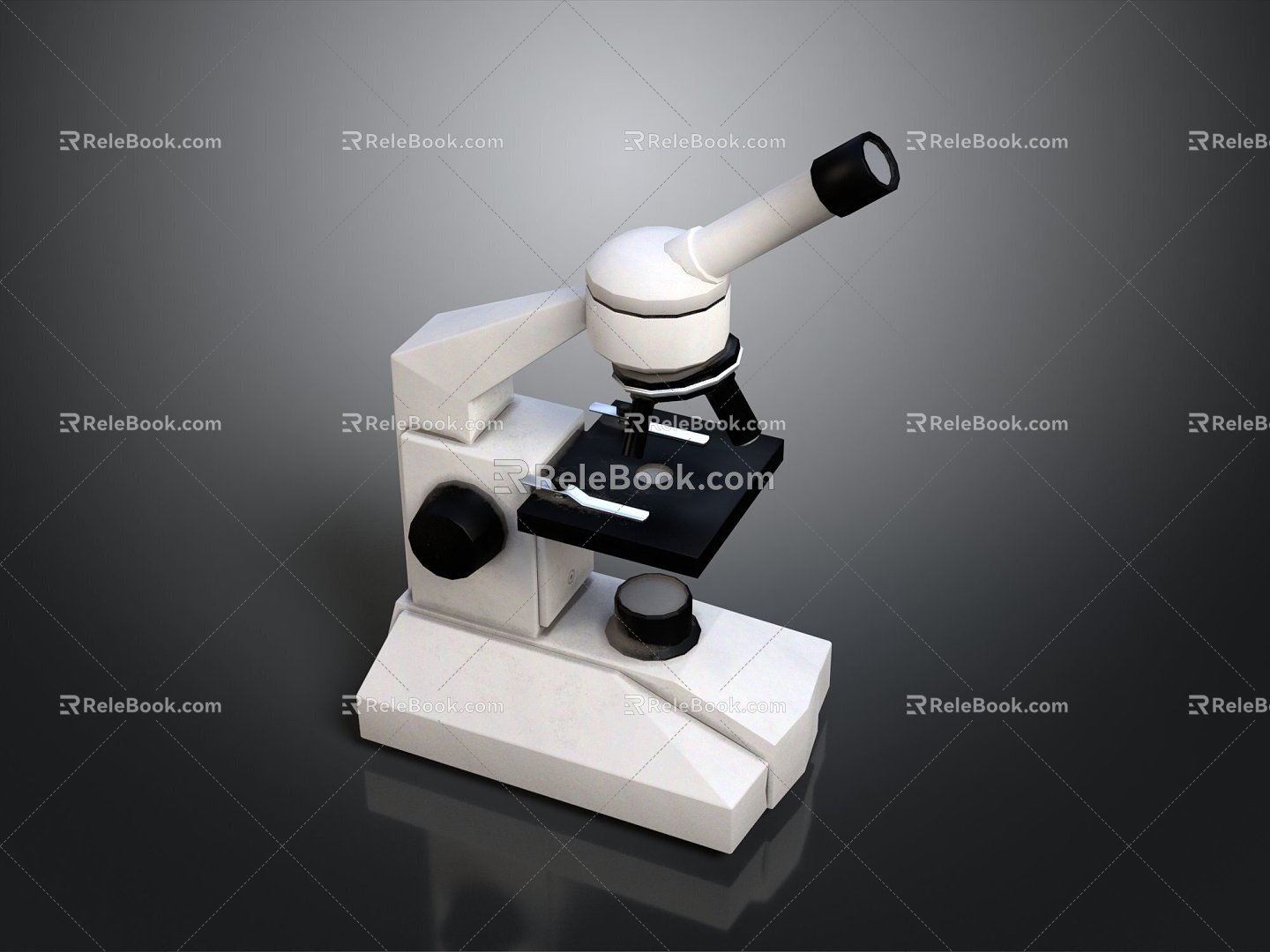 Microscope Magnifier Experimental Equipment Physical Equipment Chemical Observation Equipment Inspection Equipment Science Fiction Equipment 3d model