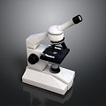 Microscope Magnifier Experimental Equipment Physical Equipment Chemical Observation Equipment Inspection Equipment Science Fiction Equipment 3d model