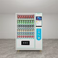 Automatic Commercial Vending Machine for Beverages with Digital Screen and Payment Panel