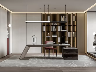 Modern study 3d model