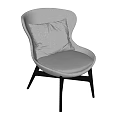 Modern Single Sofa 3d model