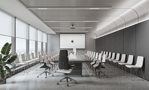 Modern Conference Room 3d model