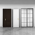 Door combination 3d model