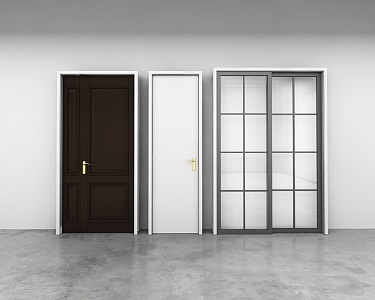 Door combination 3d model