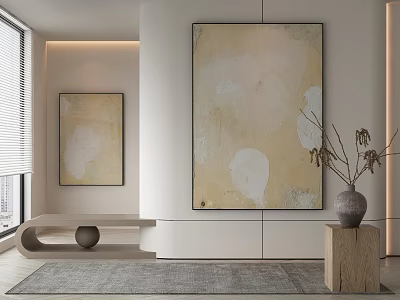 modern decorative painting 3d model