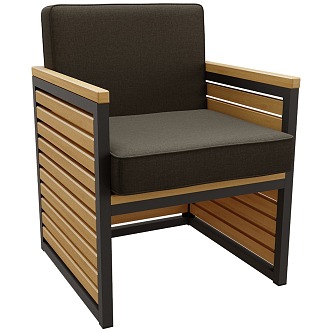 BentWood lounge chair 3d model