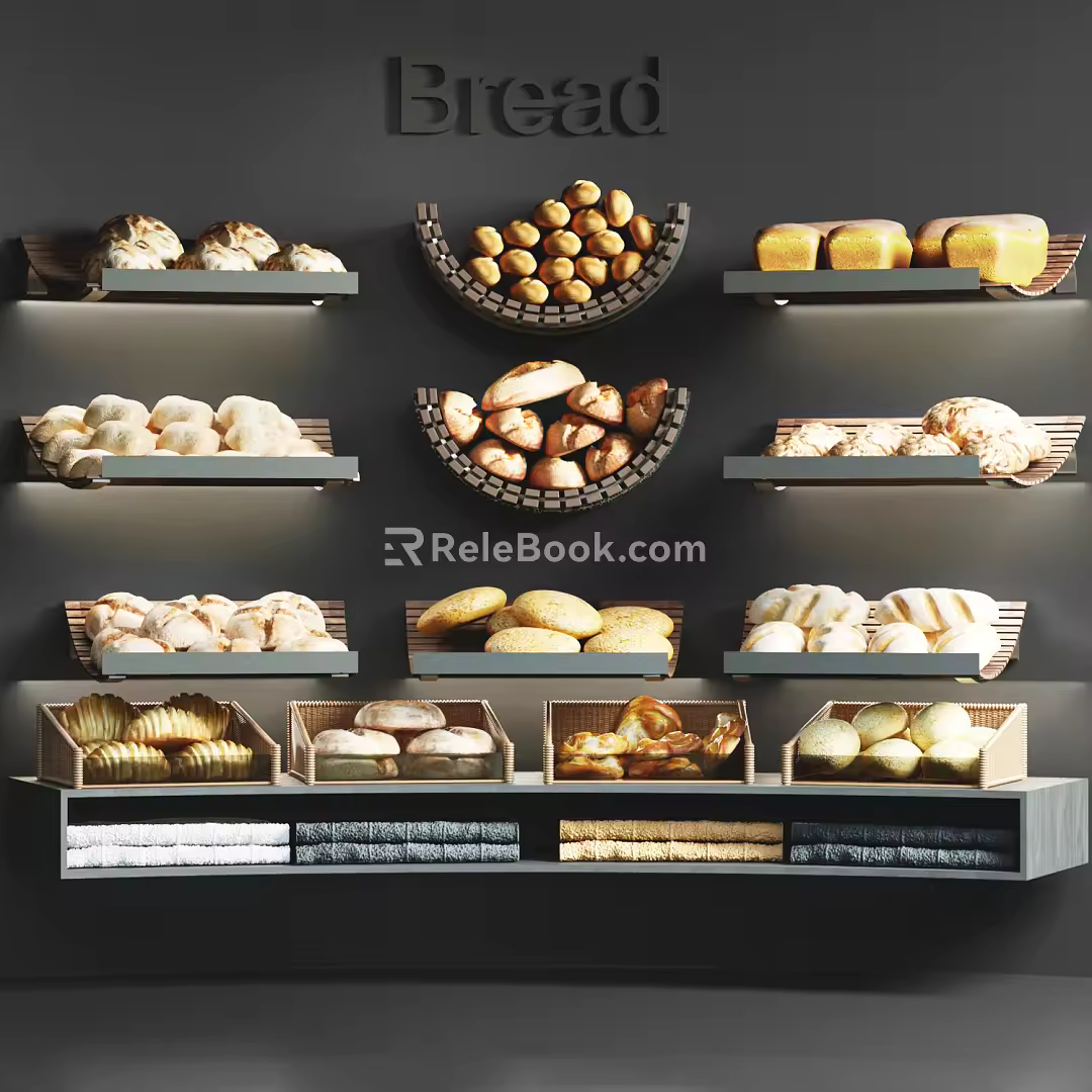 Modern Container Baking Bread 3d model