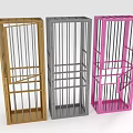Decorative Ornament Sets With Gold Gray Pink Metal Frame Structures For Home Decor
