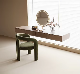 Modern Hanging Dresser 3d model