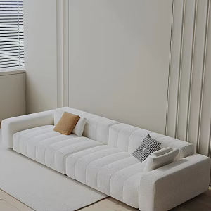 Three-seat sofa 3d model