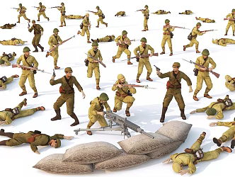 The Modern Soldier 3d model