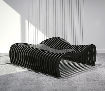 Modern Outdoor Chair Shaped Sofa Outdoor Shaped Chair 3d model