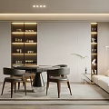 Modern Chess Room 3d model