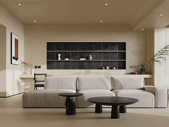 The Silent Living Room 3d model