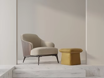 modern leisure chair 3d model
