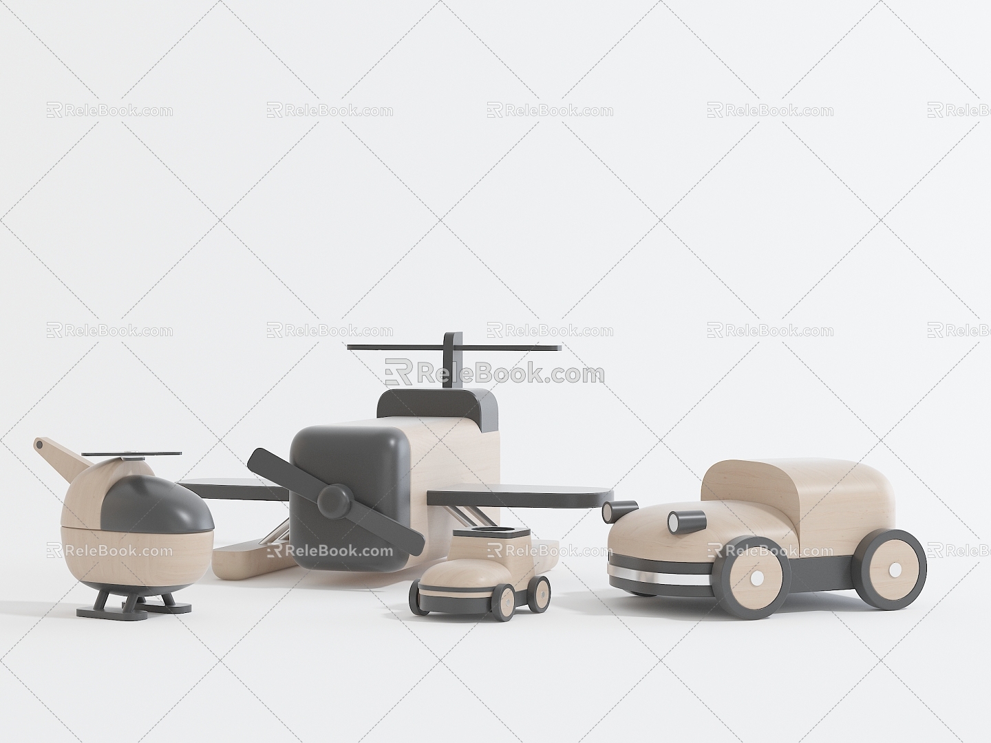 Modern toy car toy ornaments 3d model