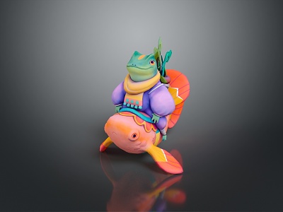 Frog Poison Frog Game Frog Reptile Cold Blooded Animal Reptile 3d model