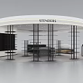 Nordic Store Bath Counter 3d model